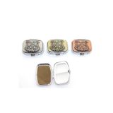 Store İstanbul Temalı Enfiye 5,5 Cm | Metal Kabartmalı Şık Mini Saklama
