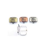 Store İstanbul Temalı İlaç Kutu 5,5 Cm | Metal Kabartmalı Dekoratif Mini Kutu