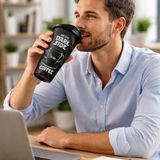 Store Kapaklı Kahve Bardağı Pratik Kullanımlı Plastik Kahve & Çay Kupası Sıcak Içecek Bardakları Hot Drinks Kabı (650 Ml, Coffee House) - 0 - Siyah - 0 - 200 ml