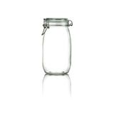Store Korken Kavanoz 1500 ml Vakumlu Kilitli Cam Saklama Kavanozu