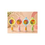 Store Kuromi Mini Şarjlı El Fanı 2 Kademeli Işıklı Taşınabilir USB Sessiz Kawaii Vantilatör 20x8x3 Cm