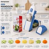 Store Mandolin Çok Fonksiyonlu Sebze Dilimleyici - Kesici - Doğrayıcı DP-819 - Ahşap - Beyaz