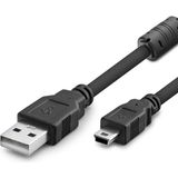 Store Mania Ieg™ USB Mını V3/5pın To USB Kablo 5m Siyah HDX7520
