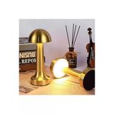 Store Mantar Masa Lambası (Gold) Dokunmatik 3 Renk Şarjlı