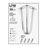 Store MİL AYAK METAL 3 BORU 20 CM , KROM KAPLAMA MOBİLYA,TV ÜNİTESİ,DOLAP,KOLTUK,KANEPE,MASA,SEHPA,BAZA,KOMODİN,MOBİLYA AYAĞI