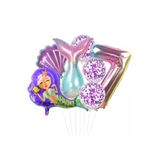 Store Modalist Deniz Kızı Kuyruğu Deniz Kabuğu Gökkuşağı Rakam Balon Pullu Şeffaf Balonlu Deniz K