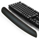 Store MP03 - Memory Klavye Bilek Destek Pedi | Yumuşak, Ergonomik, Klavye Önü El Bileği Dinlendirme Pedi - 1 cm - 00-Siyah - Beyaz