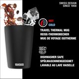 Store Neso Cup Black Termos Kupa (0,3 L), Zararlı Madde Içermeyen ve Yalıtımlı Kahve Kupası, Coffee To Go Kupa, 18/8 Paslanmaz Çelik, Seramik Pure Ceram Kaplamalı - 1 Adet - 0 - 200 ml