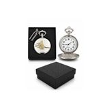 Store Özel Kutulu Tuğra Temalı Köstekli Saat 4x5 Cm – Osmanlı Motifli Dekoratif Cep Saati Hediyelik Koleksiyon Ürünü