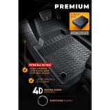 Store Peugeot 3008 (Facelift 2013) 2.0 Bluehdi (150 Hp) 2016 Uyumlu Premium Üniversal Oto Paspas 4d Havuzlu - Lüks Özel Kutusunda - Siyah