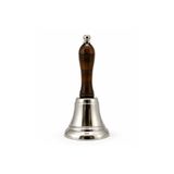 Store Pirinç El Çanı Ahşap Saplı 17 x 7 Cm – Nostaljik Dekoratif Masa Çanı, Mini Çağrı ve Servis Zili