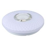 Store PM-27329 Beyaz 30*6 cm 24 Watt Bluetooth Hoparlörlü Tavan Aydınlatma (AL-BL302) Tornavida Hediyeli - Ahşap