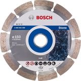 Store Professional Accessories 1x Elmas Kesme Diski Taş Için Standart (Taş, Granit, Beton Için, Çap 150 x 22,23 x 2 x 10 Mm, Açılı Taşlama Makineleri Için Aksesuarlar), Çok Renkli
