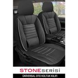 Store Rover 800 Hatchback 827 Vitesse (Xs) Cat (169 Hp) 1988 Uyumlu Deri Stone Oto Kılıfı Tam Set Beyaz