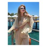 Store Şifon Pelerin Bluz Pantolon Takımı