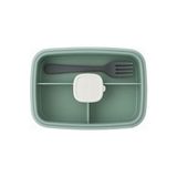 Store Sızdırmaz Lunch Box – 3 Bölmeli Yemek Kabı | Öğle Yemeği Kutusu | Saklama Kabı | Bpa Içermez (Yeşil) - standart
