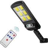 Store Solar Güneş Enerjili Bahçe LED Aydınlatma 120 LED Aydınlatma Uzaktan Kumandalı Hareket Sensörlü Gece Sensörlü LED Işık Bahçe LED Aydınlatması - 0 - Siyah