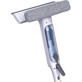 Store Spreyli Temiz Su Hazneli ve Kirli Su Hazneli Mikrofiber Cam Silme Mopu, Netsil Sprey Mop Max 150 Cm. Alüminyum Teleskopik Saplı Cam Temizleme Seti F420, Çok Fonksiyonlu Temizlik Aparatı