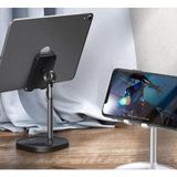Store TB-7821 Telefon ve Tablet Için Teleskopik Masaüstü Tutucu-Siyah - 0-Bordo