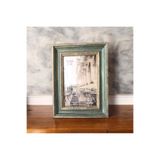 store trend 10 x 15 cm Eskitme Ahşap Görünümlü Camlı Asılabilir Ayaklı Fotoğraf Çerçevesi