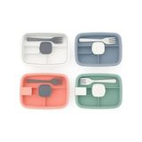 Store Vakumlu Lunchbox Yemek Kabı – Sızdırmaz, Taşınabilir ve Sağlıklı Saklama Kutusu | Çatal Kaşık Bölmeli | Gıda Dostu (Beyaz) - standart