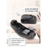Store Valesa Kadın Babet Ayakkabı - 9 - 15 Ay - 0 - Siyah