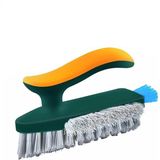 Store Yer Fırçası, 4'ü 1 Arada V-Şekilli Sert Kıllar ve Yumuşak Çekçekli Tasarım, Banyo ile Mutfak Fayans Araları Için Ergonomik Kaymaz Saplı Temizleme Fırçası, Ölü Köşeler ve Derz Temizleyici - 0,01 gr
