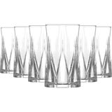 Store Zoey Cam Meşrubat Bardağı 6'lı 380 ml (Kokteyl/soğuk Kahve Bardağı) - 0 - Siyah - 0 - 200 ml