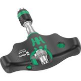Storemax 05023461001 416 Ra T Kol Uç Tornavidası, Cırcır Fonksiyonlu ve Hızlı Değiştirme Mandrenli, 1/4 Inç, 45 Mm, Siyah-Yeşil