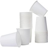 Storemax 100 Adet Karton Bardak 6 Oz 165 Ml, Çay Için Beyaz Karton Bardaklar, Küçük Tek Kullanımlık Kahve Bardakları, Otomat Bardakları, Kağıt Bardak