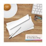 Storemax 100 Adet Kendinden Yapışkanlı Para Belge Diplomat Zarfı Geniş 24,5CM-11CM - --