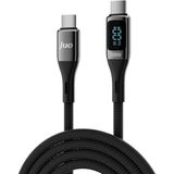 Storemax 100W 5A Qc4.0 LED Ekranlı E-Mark Çipli USB Pd Type-C Hızlı Şarj ve Kablosu 1 Metre - 0 - Siyah