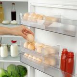 Storemax 10'lu Yumurtalık Buzdolabı Raf Düzenleyici - Şeffaf Yumurta Kutusu, Bpa Içermez, Buzdolabı ve Masa Üstü Için Kompakt Yumurta Saklama Kabı - 0,1 lt - 001-Renkli