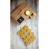 Storemax (12 Adet) Tealight Petek Mum Ekonomik Boy (8gr) Beeswax Candle - 0,1 lt - 001-Renkli