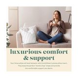 Storemax 16X24 Dekoratif Kırlent Içi, Kuş Tüyü ve Tüy DOLGUSU,%100 Pamuk Kılıf 233 Iplik Sayısı, Dikdörtgen Yastık Içi - Abd'de Üretilmiştir (2 Paket) - 10 cm - 001-Renkli