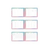 Storemax 2026 Dikey Haftalık Ajanda – Yatay A5 Formda Spiralli Sert Kapak Haftalık Ajanda 21X15 cm Bulut - --