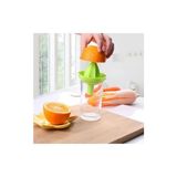 Storemax 2'si 1 Arada Pratik Narenciye Sıkacağı, Hunili Limon Portakal Sıkma Aparatı, Yeşil ve Sarı - 1BW-Beyaz