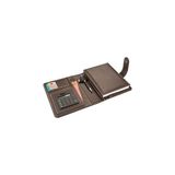 Storemax 2k 4651 Ajanda Tarihsiz Çizgili 14 x 20 cm Ajanda/defter Hesap Makineli Deri Organizer, Kahverengi