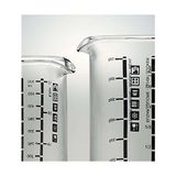 Storemax 2’li Cam Ölçü Kabı Seti, 0,50 L + 1 L, ml ve gr Skalalı, Isıya Dayanıklı Borosilikat Cam, Bulaşık Makinesi Uyumlu - Ahşap