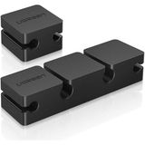 Storemax 3 +1 Kanallı Silikon Kablo Düzenleyici Organizer - 0 - Siyah