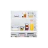 Storemax 3 Adet Cam Saklama Kabı Seti 180 Ml, Kare-Vakumlu Mini Kaplar - 1/100 Toz Ceviz