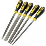 Storemax 32 cm Büyük Boy 5 Li Eğe Seti Marka Yüksek Kalite Üçken Kare Oval Set 1410