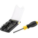 Storemax 34 Parçalı Tornavida Uç Seti STHT0-70885 (Büyük Uç Seçimi, Phillips, Düz, Torx, Alyan Uç, Pratik Uç Düzenleyici, Manyetik Uç Tutucu)