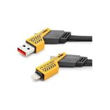 Storemax 4 In 1 Çoklu USB Şarj Kablosu: 120 Cm, Type C To Lightning Örgü Şarj Kablosu USB A/usb C 65W Tip C/27W Pd Her Cihaz ile Uyumlu Metal Başlıklı CL24 - Ahşap