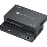 Storemax 4K 30Hz HDMI Kvm Extender 120 Metre CAT5E/6 HDMI Menzil Genişletici Uzatıcı - Ahşap