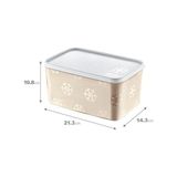 Storemax 4'lü Set No Frost Saklama Kabı 2600 ml - 0,33 - 0 Siyah