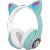 Storemax 5.0 Kedi Kulak Üstü Bluetooth Kulaklık Yeşil Blt-44