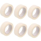 Storemax 6 Adet Maskeleme Bandı Bandı 24MM x 25M Kağıt - 0 - Siyah