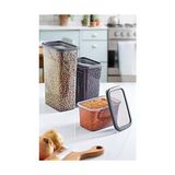 Storemax 8'li Set Skali Dikdörtgen Saklama Kabı (8'şer Adet 1210 Ml, 2350 Ml, 3500 Ml) - 1/100 Toz Ceviz