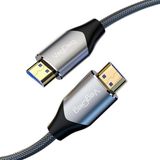 Storemax 8k 60Hz 4K 120Hz 48 Gbps Hdr Arc Hdcp Örgülü HDMI 2.1 Kablo 1 Metre - Ahşap